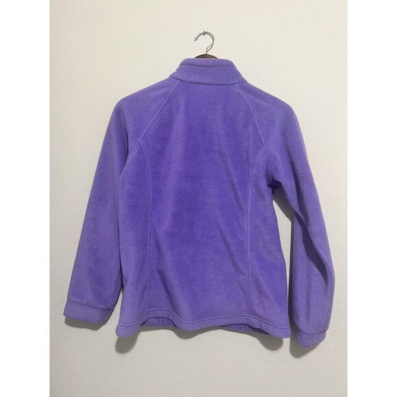 Girls Purple Zip Up Columbia Jacket Size XL - Picture 5 of 8